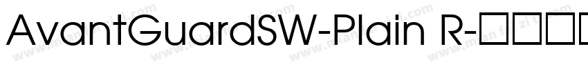 AvantGuardSW-Plain R字体转换